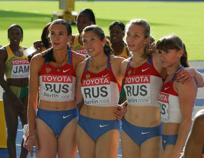 5 октября 2009 г. Берлин легкая атлетика 2009. Женская сборная по легкой атлетике. Женская сборная России по легкой атлетике.